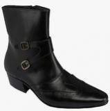 Shoe Bazar Black Boots Men