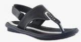 Shoe Bazar Black Sandals Men