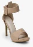 Shoe Couture Beige Ankle Strap Stilettos Women