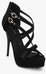 Shoe Couture Black Buckled Stilettos women