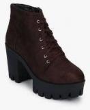 Shoe Couture Brown Ankle Length Boots Men