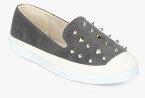 Shoe Couture Grey Studs Moccasins women