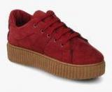 Shoe Couture Maroon Casual Sneakers Women