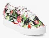 Shoe Couture Multicoloured Floral Casual Sneakers Women