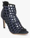 Shoe Couture Navy Blue Solid Gladiators Women