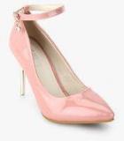 Shoe Couture Pink Ankle Strap Stilettos Women