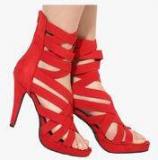 Shoe Couture Red Strappy Stilettos women