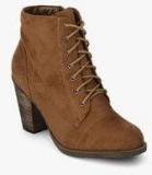 Shoe Couture Tan Ankle Length Boots Men