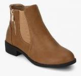 Shoe Couture Tan Ankle Length Boots Women