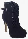 Shuz Touch Navy Blue Boots Women