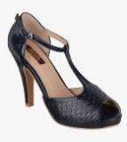 Shuz Touch Navy Blue Peep Toes Women