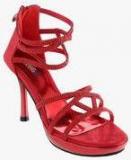 Shuz Touch Red Sandals Women