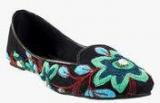 Siendo Desi Black Belly Shoes Women