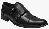 Sir Corbett Monk Strap Black Formal Shoes