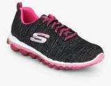 Skechers Air 2.0 Black Running Shoes Women