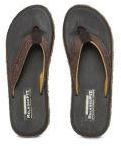 Skechers Brown Solid Flip Flops Men