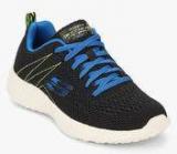 Skechers Burst Black Running Shoes Men