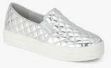 Skechers Double Up Duvet Silver Sneakers Women