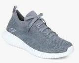 Skechers Elite Flex Ibache Grey Running Shoes Men