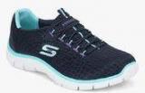 Skechers Empire Navy Blue Running Shoes Women