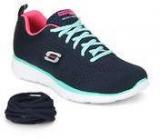 Skechers Equalizer Navy Blue Running Shoes Women