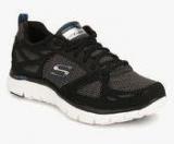 Skechers Flex Advantage Black Running Shoes Men