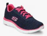 Skechers Flex Appeal 2.0 Navy Blue Sporty Sneakers Men