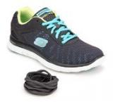 Skechers Flex Appeal First Glance Grey Running Shoes Women