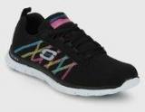 Skechers Flex Appeal Something BLACK RUNNING SHOES women