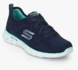 Skechers Glider Navy Blue Sporty Sneakers men