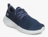 Skechers Go Flex Max Navy Blue Running Shoes Men