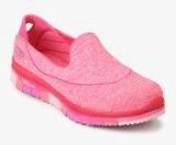 Skechers Go Flex Pink Sporty Sneakers Women