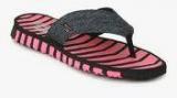 Skechers Go Flex Vitality Black Flip Flops Women