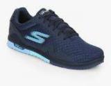 Skechers Go Mini Flex Speedy Navy Blue Running Shoes Men