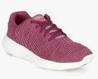 Skechers Go Run 600 Obtain Maroon Running Shoes Women