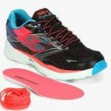 Skechers Go Run Ride 4 BLACK RUNNING SHOES Women