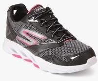 Skechers Go Run Vortex Black Running Shoes women