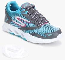 Skechers Go Run Vortex BLUE RUNNING SHOES women