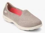 Skechers Go Step Beige Sporty Sneakers Women