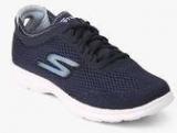 Skechers Go Step Sport Navy Blue Running Shoes Women