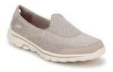 Skechers Go Walk 2 Beige Sporty Sneakers Women