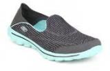 Skechers Go Walk 2 Convertible Grey Sporty Sneakers Women