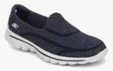 Skechers Go Walk 2 Super Sock NAVY BLUE SPORTY SNEAKERS women