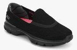 Skechers Go Walk 3 Black Sporty Sneakers women