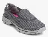 Skechers Go Walk 3 GREY SPORTY SNEAKERS Women