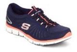 Skechers Gratis In Motion Navy Blue Running Shoes Women