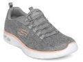 Skechers Grey Mesh Regular Sneakers Women