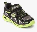 Skechers Ipox Rayz Black Running Shoes Boys