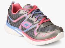 Skechers Jump Upz Grey Running Shoes girls