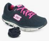 Skechers Liv Navy Blue Running Shoes Women